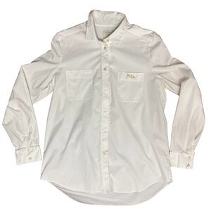 Kate Spade White Bridal Button Down Mrs.  Shirt